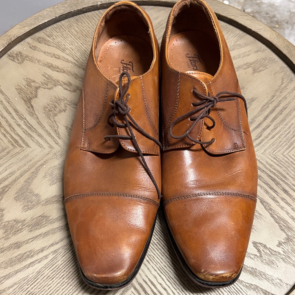 Florsheim Men's Postino Cap Toe Oxford Shoes 15149-221 Cognac Leather size 13D